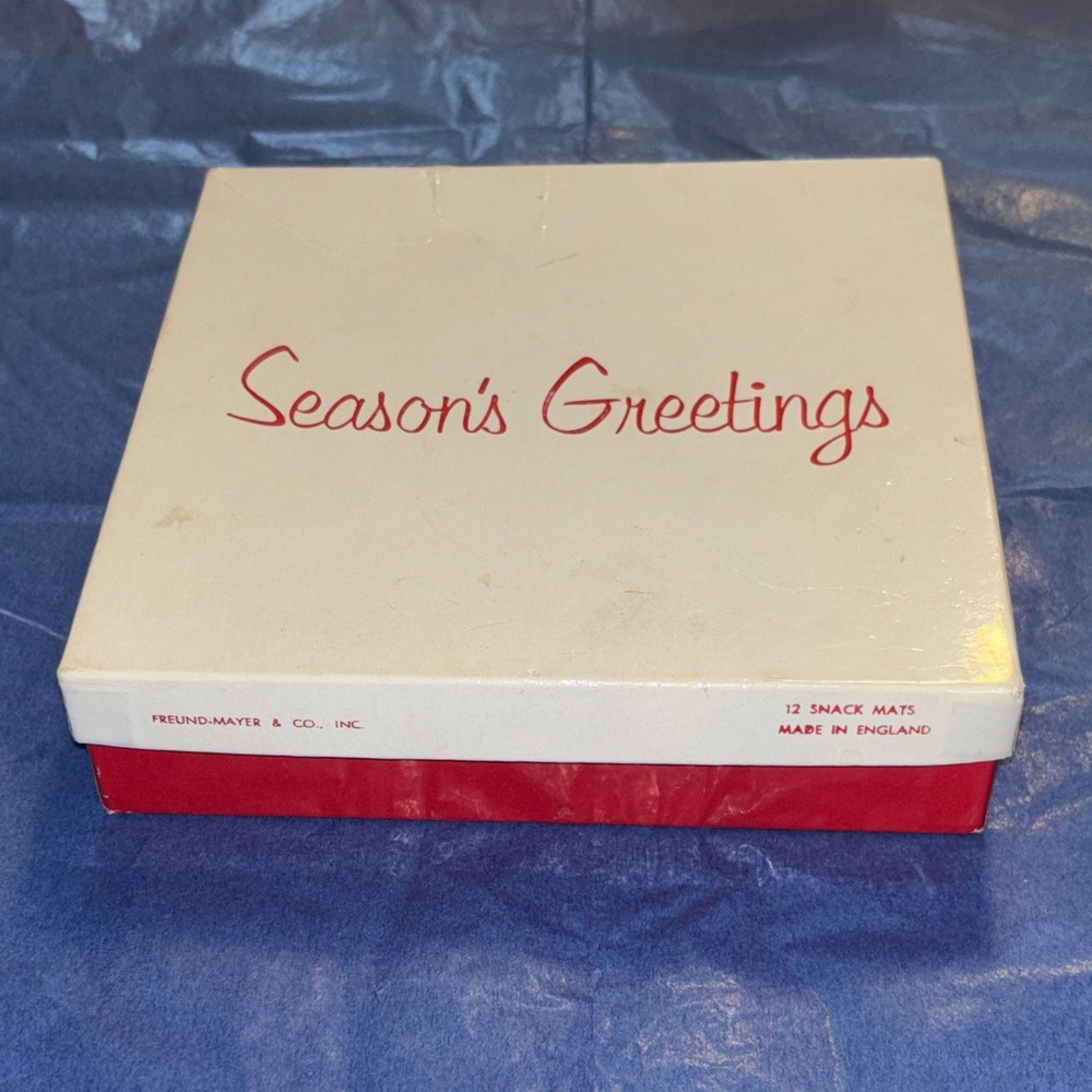 Festive Season's Greetings Coaster Set